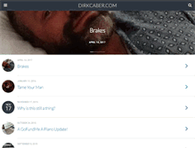 Tablet Screenshot of dirkcaber.com